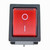 Maxmoral 4pcs 30A 250V KCD2 KCD4 Rocker Switch DPST 4-pin Red Illuminated 120V Rocker Toggle Switch Open Close Heavy-Duty T125
