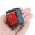Maxmoral 4pcs 30A 250V KCD2 KCD4 Rocker Switch DPST 4-pin Red Illuminated 120V Rocker Toggle Switch Open Close Heavy-Duty T125