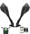 Mokuo Foldable Motorcycle Mirrors Fit for Ninja 250 ZX6R 636 300R EX300 ABS 2011-2018 / Ninja 400 2018-2023 / kawasaki ninja 500 accessories/Ninja 650 Mirrors