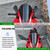 Mokuo Foldable Motorcycle Mirrors Fit for Ninja 250 ZX6R 636 300R EX300 ABS 2011-2018 / Ninja 400 2018-2023 / kawasaki ninja 500 accessories/Ninja 650 Mirrors