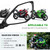Mokuo Foldable Motorcycle Mirrors Fit for Ninja 250 ZX6R 636 300R EX300 ABS 2011-2018 / Ninja 400 2018-2023 / kawasaki ninja 500 accessories/Ninja 650 Mirrors