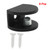 Litoexpe 8pcs Black Glass Shelf Bracket 5-8mm