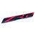 1x Grille ZR2 Emblem Badge Letter ZR2 Grill Compatible with Silverado Colorado 84240080 OEM (Black Red)