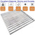 DUUMUUT Galvanized Steel Drain Grate, Driveway Channel Cover 20x20 in