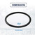 KeeTidy Vacuum Belt, Belt 30563B Round Vacuum Cleaner Belt for Sanitaire