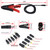 HCFeng DC5521 to Battery Alligator Clips Cable DC 5.5 * 2.1mm Male to Battery Clamps Extension Cord 12-24V/15A Clamp Cable with 5 DC adapters for Auto Accessories RV Bat-tery Solar Generator[3.3FT]