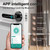 Fingerprint Door Lock- Smart Door knob,biometric Door Lock，with passcode keypad keyless Entry Door Handle，for Bedroom Home Hotel Office Apartment (Black with APP)