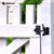 Heavy Duty Automatic Gate Latch for Wooden Fences,Self Locking Metal Gates for Vinyl Fence Outswinging Pool Gate Door Latches, Black