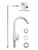 Cold Water Only Faucet SUS304 Stainless Steel Faucet for Kitchen Sink