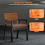BAIPOK 36Pcs Square Chair Leg Floor Protectors for Hardwood Floors
