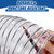 Therwen 4" x 70 ft Clear Dust Collection Hose 4 Inch Flexible Vacuum Hoses