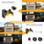 Ehaho Porch Lights with Outlet for Front Door, Dusk to Dawn, IP65 (2 PCS)