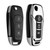 Tukellen for Ford Key Fob Cover Soft TPU Full Protection Key Shell Key Case Compatible with Ford F150 F250 F350 F450 F550 Explorer Ranger Escape Key Shell (Silver)