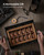 SONGMICS 12-Slot Wooden Watch Box, Display Case with Large Glass Lid