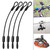 Lovelysp 12 Inch Heavy Duty Steel Loop Cable Braided Safety Cable Wire with Double Looped Ends for Outdoor Travel Home Hanging Transport 5mm Thickness -4PCS