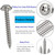 700Pcs Tiny Phillips Pan Head with Washer Self Tapping Screws, 304 Stainless Steel, Small/Mini M2 M2.3 M2.6 M3 Wood Screws, Micro Sheet Metal Screws Assortment Kit for Electronic and Toy Repair