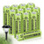 KINREECELL Rechargeable Solar AA 1000mAh Batteries for Outdoor Solar Lights