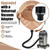 GARVIN Miter Saw Dust Collection Hood with Light, Dust Solution for Table Miter Saw, Chop Saw Hood Dust Collector Attachment, Accessory Holes, with Storage Bag, Fits Most Standard 10" Miter Saws