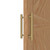 LVYIHAN Titanium Gold Round Barn Door Handles 12"/16"/18"/24"/36"/48"/59'', Pull Push Long French Door Handle Double Sided, Large Front Exterior Shower Door Pull Handles
