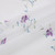 Taisier Home Purple Flower Buds Sheer Curtains for Living Room Floral Embroidery 45 inch Long Rustic Voile Window Curtain Drpaes for Bedroom Rod Pocket 2 Panels