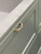 JIASENBAO Brushed Gold Cabinet Pulls 3 Inch Arch Twisted Brass Handles Drawer Kitchen Cupboard Bathroom Dresser Cabinet Hardware Zinc Alloy 10 Pack