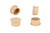 SummitLink Pool Fence Hole Plug Deck Patio Ground Cover Caps (15pcs, Beige (Heavy Duty))