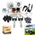 10L0L Deluxe Golf Cart Front End Repair Kit for Club Car Precedent 2004-Up Gas & Electric, Suspension Rebuild Kit with Bushings, Bearings, King Pins, and Hardware Replacement OEM 102357701