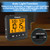 Geevon Small Atomic Travel Alarm Clock with Auto/8s Backlight, 2 Alarm Settings, Temperature, Increasing Beep Sounds Digital Atomic Travel Clock Battery Operated for Bedroom, Bedside, Black