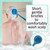 Bendable Silicone Back & Scalp Scrubber for Shower, Long Handle, Purple