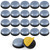 24 Pcs Chair Sliders 1/2"Half Inch Small Furniture Sliders for Carpet Round