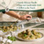 Le'raze Tall Glass Microwave Splatter Cover - Cool Touch Easy Grip Handle