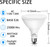 Gonhom Par38 LED Dusk to Dawn Flood Light Bulbs Outdoor,20W Replace up to 200W,1800LM,E26 Base Outdoor Flood Light Bulbs for Backyard,Garage,Porch,Garden,5000K 2 Pack