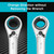 DURATECH 4-in-1 Reversible Ratcheting Box Wrench Set, SAE, 2-Piece