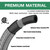 5FT 0-30 PSI Adjustable High Pressure Propane Regulator with Gauge 0~60PSI Gas Flow Indicator Stainless Propane QCC1 Hose with 3/8 Flare x 1/8 MNPT Fits for LP Gas Cooker, Burner, Turkey Fryer, Smoker