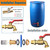 Rain Barrel Spigot, Brass Faucet Kit for Rain Water Barrel, Water Tanks, Tubs, Pools Etc, Turn Ball Valve Rain Barrel Spigot with Bulkhead Fitting Set, Hose Adapter, Filter Mesh and Tape