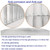 DUUMUUT Galvanized Steel Drain Grate, Driveway Channel Cover 12x12 in