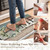 KIMODE Anti Fatigue Kitchen Mats, Farmhouse Kitchen Rugs Sets of 2,Non Slip Waterproof Kitchen Floor Mats,Ergonomic Cushioned Comfort Standing Mat for Home,Laundry,Office,Sink,Desk