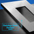 LIDER Decorator Metal Wall Plate, Screwless Cover, Upgrade, Mid-Size 1-Gang