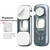 5 Pack Child Proof Refrigerator Lock, QYESWHSR Fridge Locks for Kids with Sticky Adhesive Pads, Child Safety Locks for Doors, RV Refrigerator, Oven Lock Child Safety Baby Cabinet Locks - Clear Updated