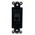 BUPLDET 1 Port CAT6 Ethernet Insert Wall Plate Black - CAT 6 RJ45 Jack Insert Cover Plate for Midsize/Oversize Decorator Wallplate - Black