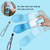 Cibaabo Dog Water Bottle with Food Container & Poop Bag Holder & Filter