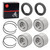 Front Rear Heavy Duty Wheel Bearing 30x60x37mm & CIRCLIP For Can-Am Maverick Commander Outlander Renegade Max 330 400 450 500 570 650 800 80 1000 Defender HD10 HD8 DS450 293350118 293350040 293350150