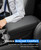 INTGET for 2023 2024 2025 2026 2027 Honda CRV Center Console Cover Leather Middle Armrest Cover Center Console Lid Protector for 2027 2026 Honda CRV Accessories (Black Stitches,2023+)