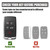 Gematay for Land Rover Key Fob Cover Compatible with Evoque Velar Sport Discovery Freelander2 LR4 Land Rover Sport Jaguar XF XJ XE F-PACE F-Type Smart Key 5 Buttons