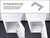 (Decobasics ONLY) Cabinet Restrictor Clips (50 Pack)- 86° Degree Angle Cabinet Door Hinge Restrictor Clip for Soft Close Hinge-90° Opening Kitchen Soft Close Cabinet Hinges Restraints Restriction Clip