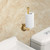 Lucyound Antique Brass Toilet Paper Holder, Bathroom Tissue Roll Holder Wall Mount, Vintage Gold Decorative Bathroom Accessories, Brass Petal-Relief Series