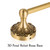 Lucyound Antique Brass Toilet Paper Holder, Bathroom Tissue Roll Holder Wall Mount, Vintage Gold Decorative Bathroom Accessories, Brass Petal-Relief Series