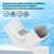 VYH Downspout Gutter Elbows （Positive Elbow，90 Degrees 2x3 Style A， Gutter Elbow, Downspout Elbow, Roofing Gutter Downspout Elbows (White)