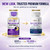 Magnesium Glycinate 400mg Softgels with D3 K2 Vitamin 10000 iu, 120 Gelcaps
