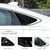DLOVEG Rear Side Window Louvers Compatible for 2025 2026 Honda Accord Accesories 2023 2024 Sport Style Window Blinds for Accord 11th Gen Air Vent Scoop Louvers Trim Shades Cover (Bright Black)
